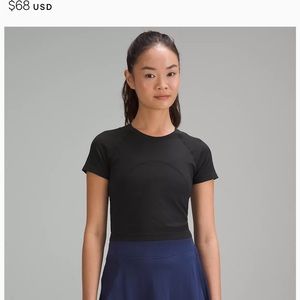 LuLuLemon Swiftly Tech Cropped Short-Sleeve Shirt 2.0